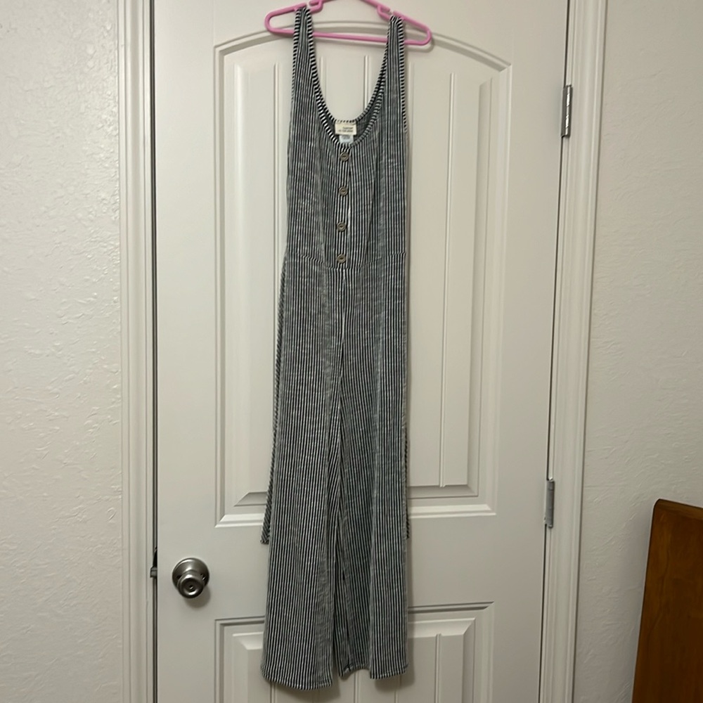 Striped jumpsuit